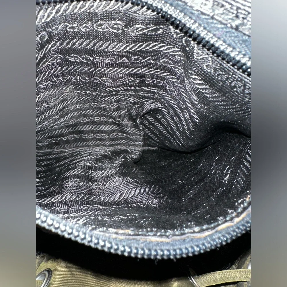 Prada Green Tessuto Nylon Backpack - Picture 4 of 16
